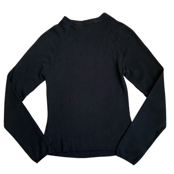 ASTR The Label Sz XL NWT Ribbed Knit Cut-out Neck Sweater Pullover Stretchy - Picture 10 of 16